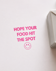 "Hope Your Food Hit The Spot" Server Stamp