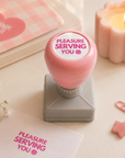 "Pleasure Serving You :)" Server Stamp