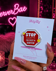 "Stop Being Mean To Me - I'm Just A Server" Enamel Pin