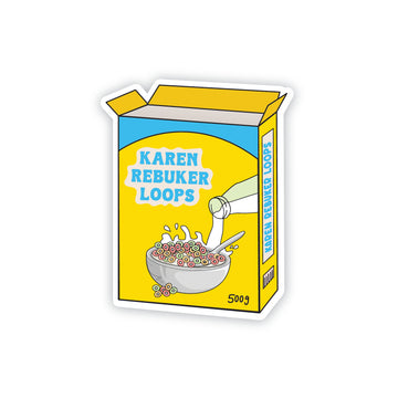 Karen Rebuker Loops Sticker