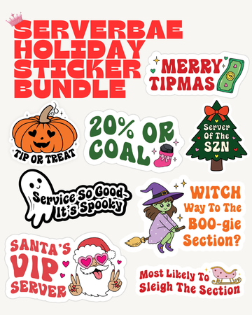 Serverbae Holiday Sticker Bundle