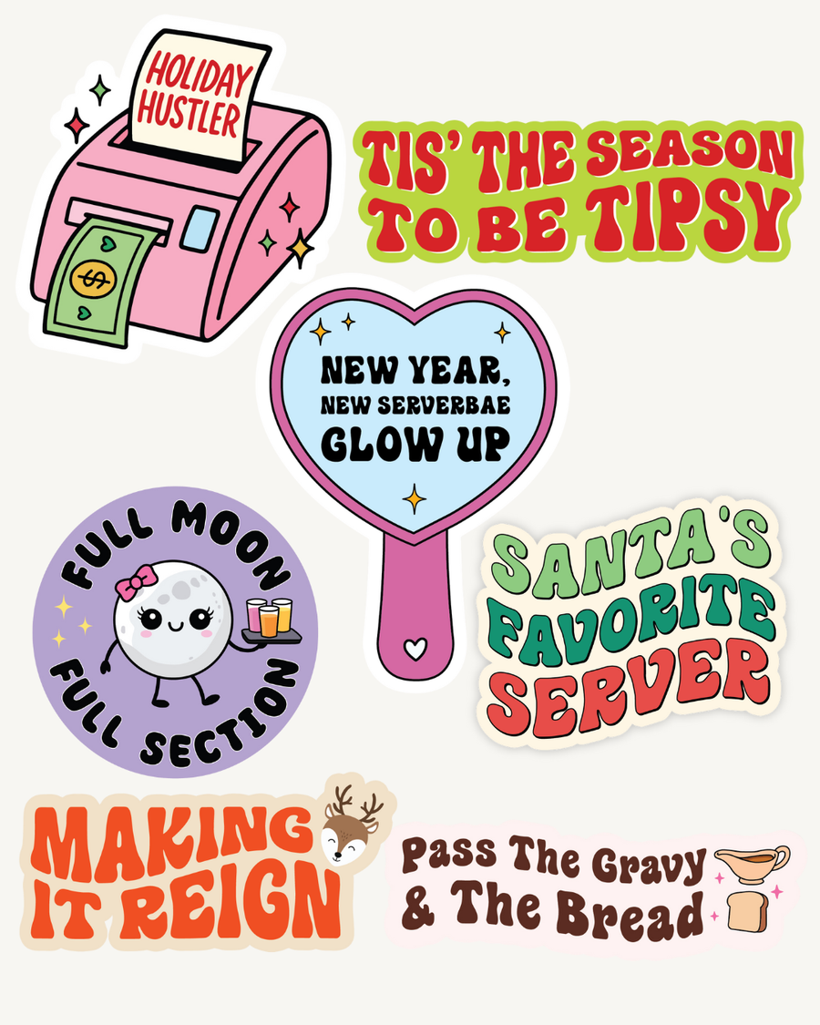 Serverbae Holiday Sticker Bundle