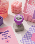 "Pleasure Serving You <3" Server Stamp