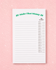 Make That Money Server Notepad (75 Sheets)