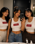 “Hot Girls Are Servers” Crop Top Shirt